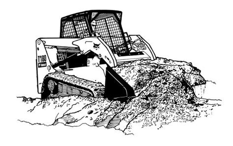 skid steer drawing|sketches of skid steers.